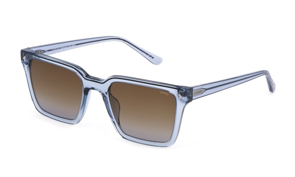 Sonnenbrillen Lozza Taormina 5 SL4304 (06NA) farbe blu trasparente  gläser brown gradient blue