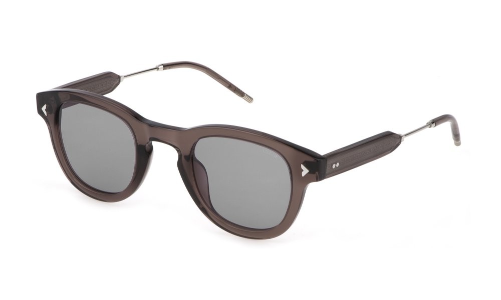 Occhiali da sole Lozza Sorrento 5 SL4315 (07AY) colore marrone trasparente lucido lenti smoke