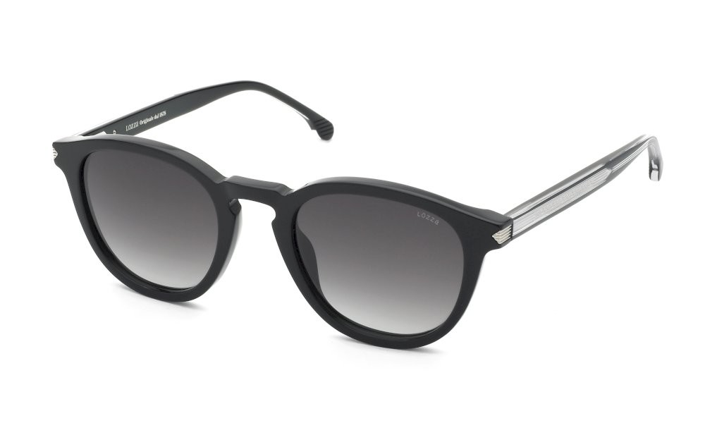 Occhiali da sole Lozza Maratea 4 SL4373 (700K) colore nero lucido lenti smoke gradient