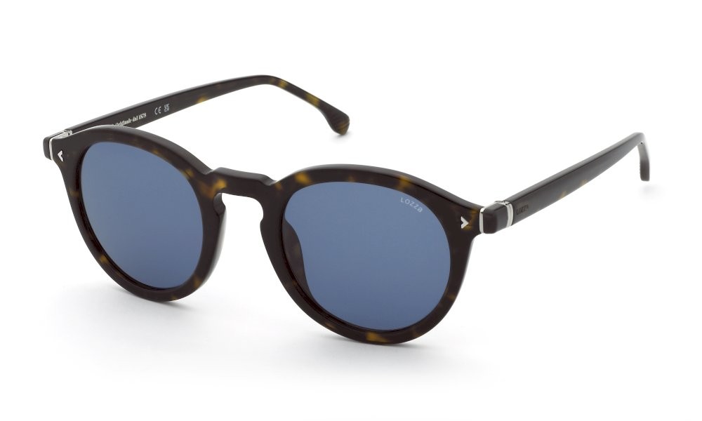 Occhiali da sole Lozza Pescara 4 SL4398 (0722) colore avana scura lucida lenti blue