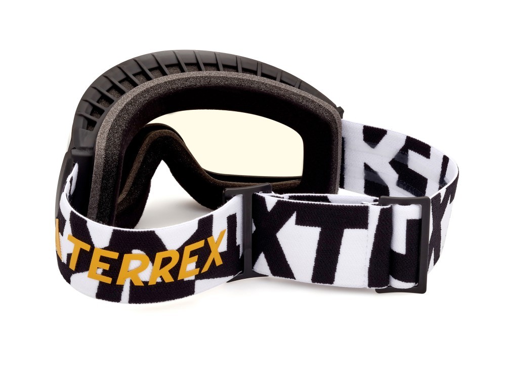 Ski and snowboard goggles Adidas Sport SP0053 (05G) color nero opaco shape mask lenses marrone specchiato