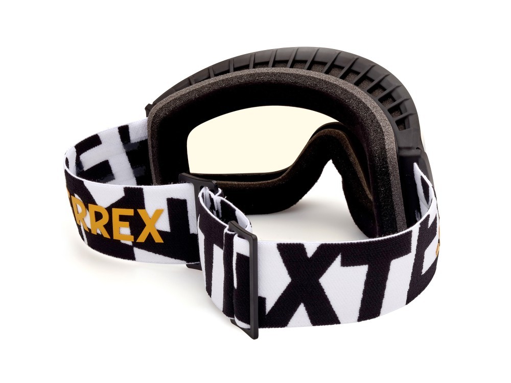 Ski and snowboard goggles Adidas Sport SP0053 (05G) color nero opaco shape mask lenses marrone specchiato
