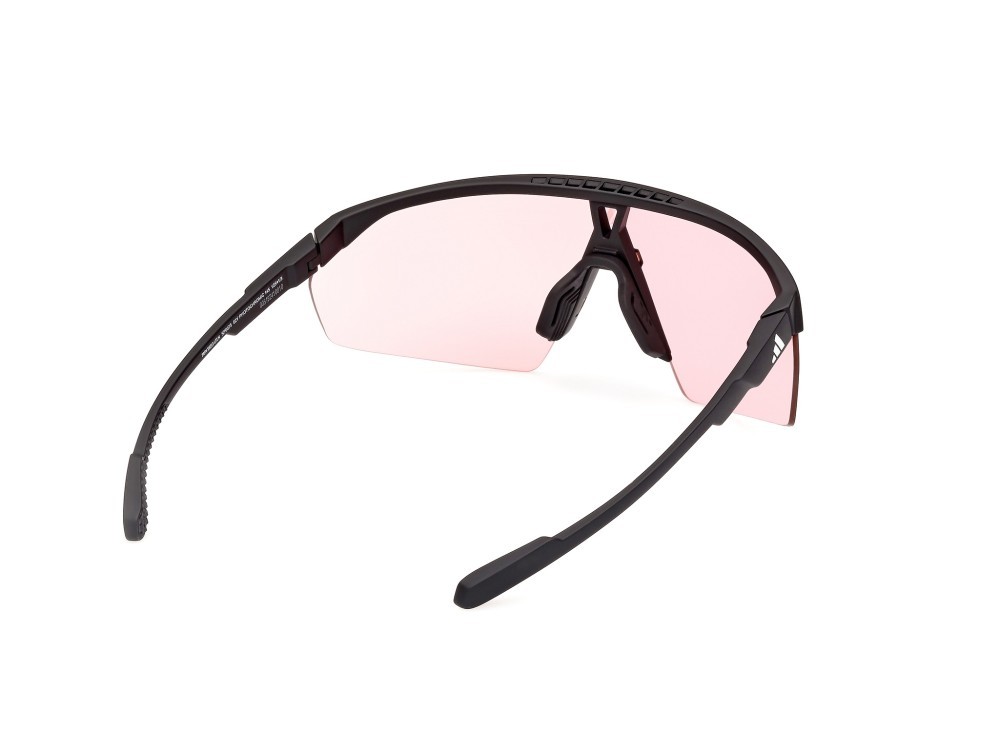Sunglasses Adidas Sport Prfm Shield SP0075 (02Y) color nero opaco shape mask lenses viola