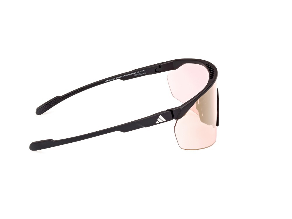 Sunglasses Adidas Sport Prfm Shield SP0075 (02Y) color nero opaco shape mask lenses viola