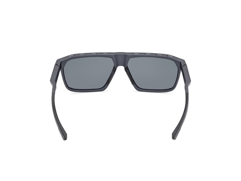 Sunglasses Adidas Sport SP0096 (02D) color nero opaco shape navigator lenses fumo polar.