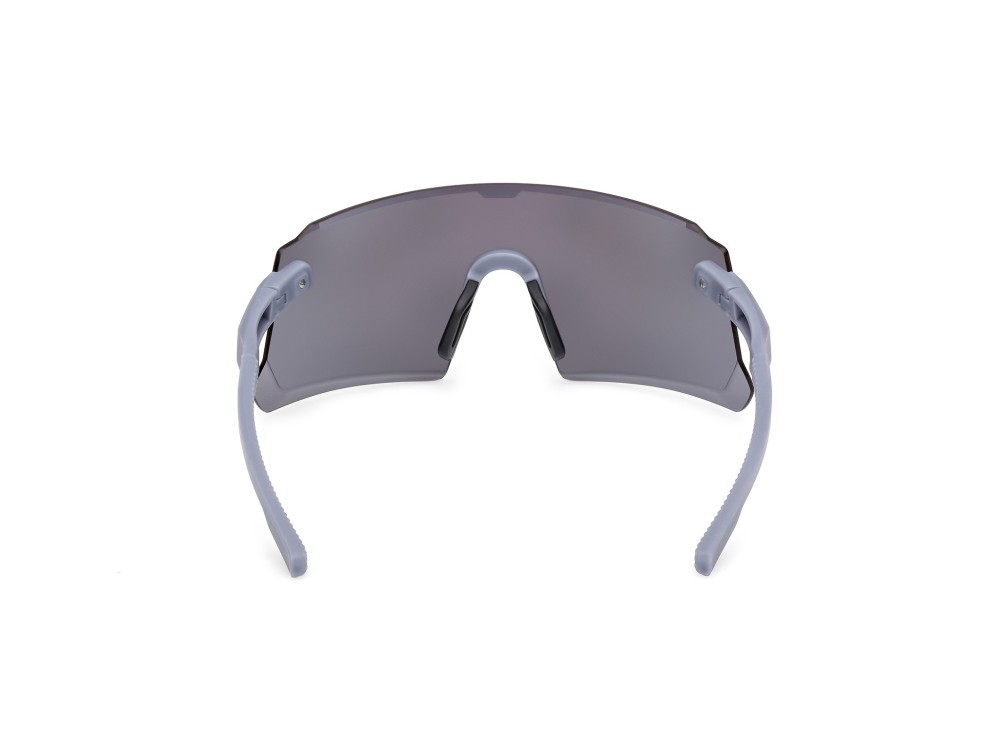Occhiali da sole Adidas Sport Dunamis Pro S SP0114 (79Z) colore lilla opaco forma mask lenti high contrast -  viola sfumato o specchiato