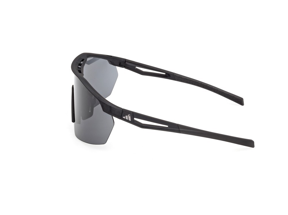 Sonnenbrillen Adidas Sport Anemos Light SP0115 (02A) farbe nero opaco form maske gläser high contrast - fumo