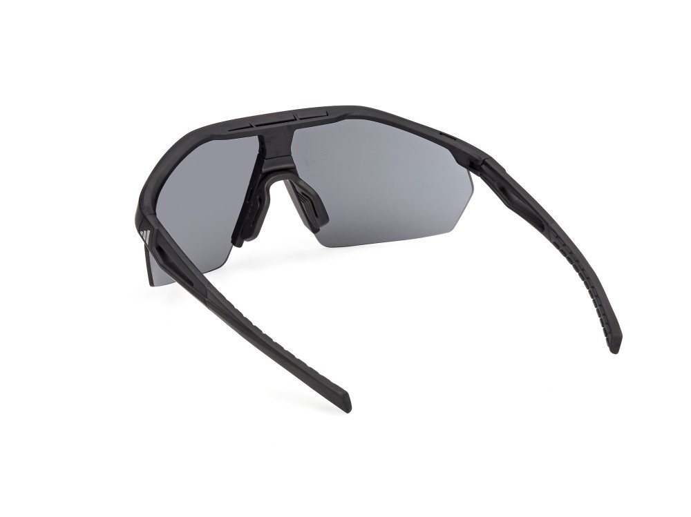 Sonnenbrillen Adidas Sport Anemos Light SP0115 (02A) farbe nero opaco form maske gläser high contrast - fumo