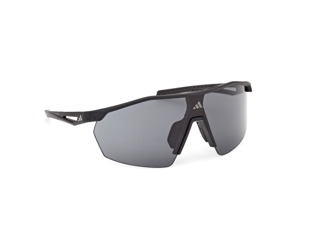 Sonnenbrillen Adidas Sport Anemos Light SP0115 (02A) farbe nero opaco form maske gläser high contrast - fumo
