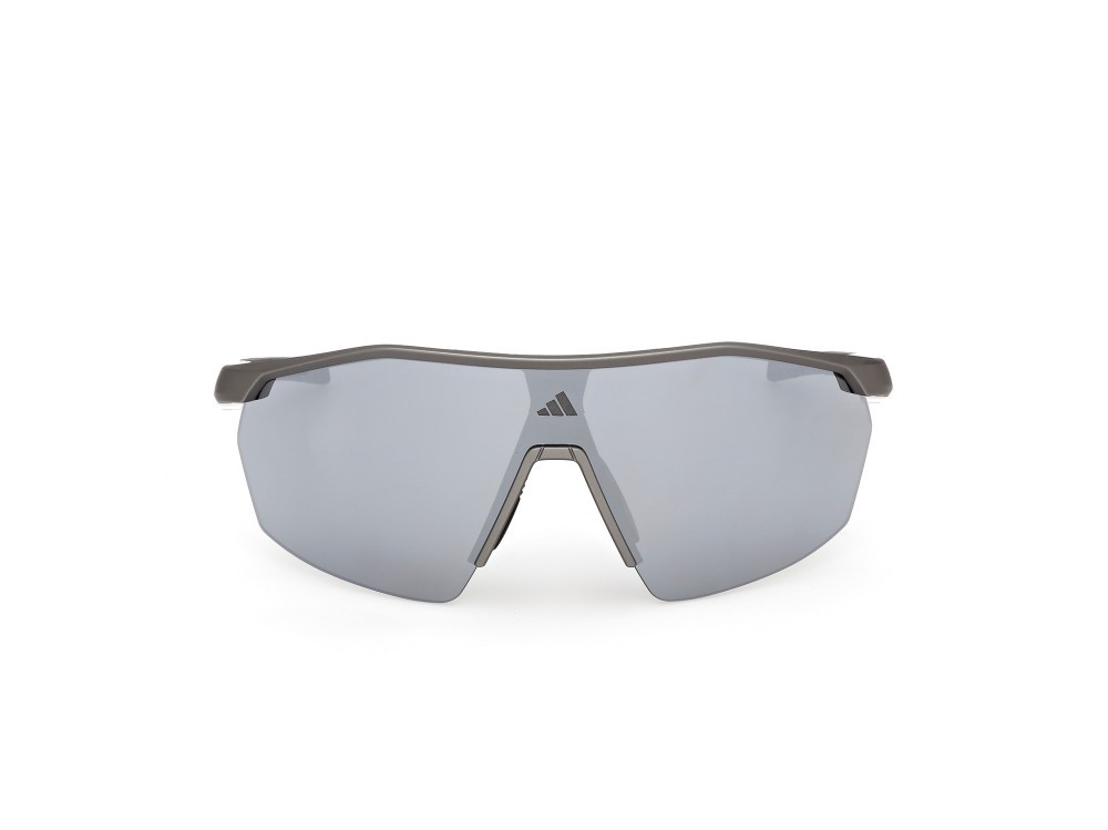 Sunglasses Adidas Sport Anemos Light SP0115 (20C) color grigio opaco - cristallo/monocolore shape mask lenses high contrast -  fumo specchiato