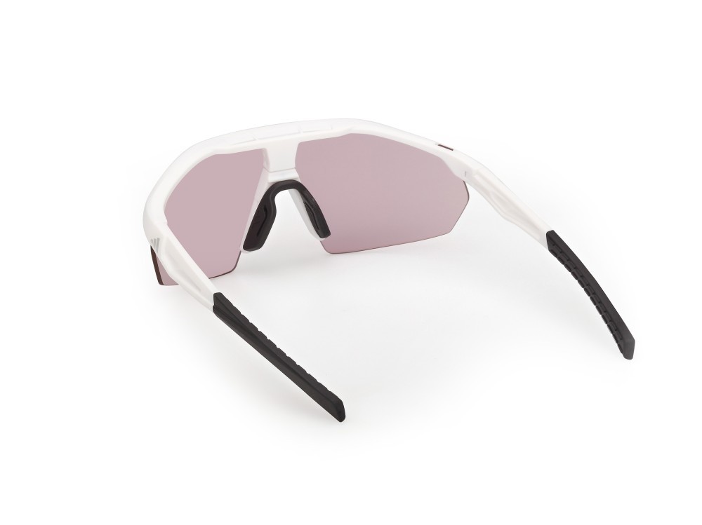 Occhiali da sole Adidas Sport Anemos Light S SP0116 (21X) colore bianco opaco forma mask 