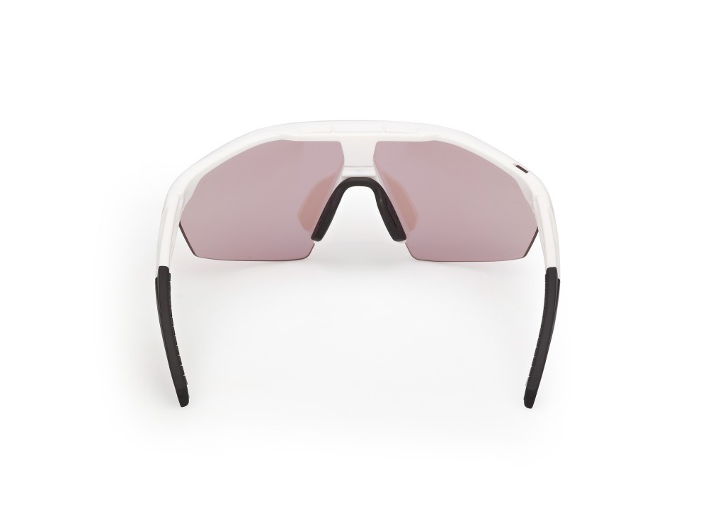 Occhiali da sole Adidas Sport Anemos Light S SP0116 (21X) colore bianco opaco forma mask 