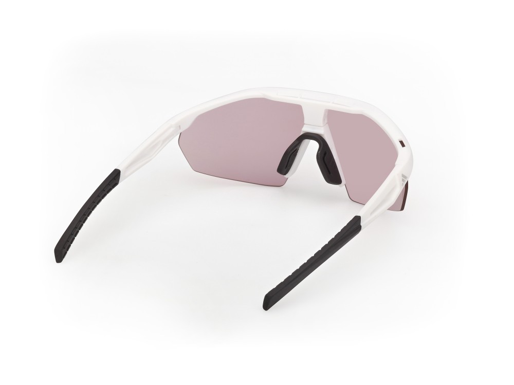 Occhiali da sole Adidas Sport Anemos Light S SP0116 (21X) colore bianco opaco forma mask 
