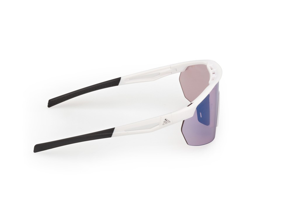 Occhiali da sole Adidas Sport Anemos Light S SP0116 (21X) colore bianco opaco forma mask 