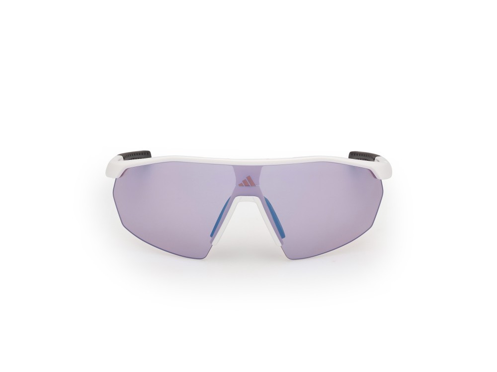 Occhiali da sole Adidas Sport Anemos Light S SP0116 (21X) colore bianco opaco forma mask 