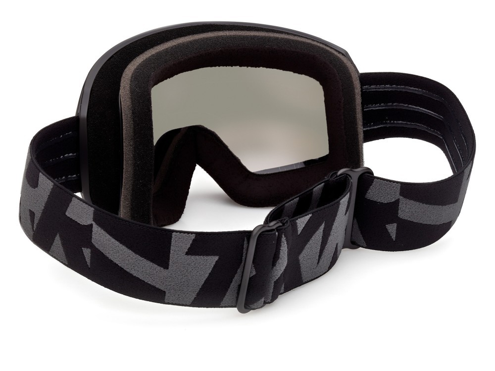 Ski and snowboard goggles Adidas Sport SP0121 (02U) color nero opaco / nero/texture shape mask lenses bordeaux specchiato
