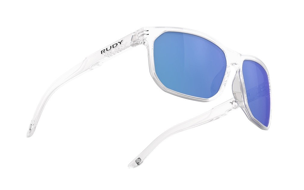 Occhiali da sole Rudy Project Soundrise SP133996-0000 colore crystal gloss lenti multilaser blue