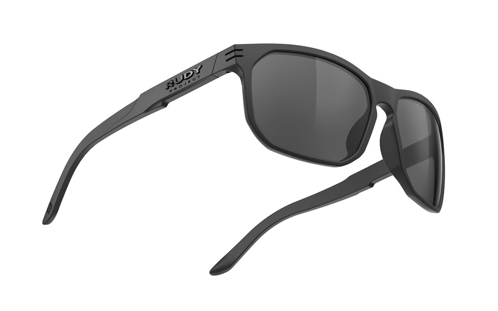 Occhiali da sole Rudy Project Soundrise SP135906-0002 colore black matte lenti polar 3fx grey laser