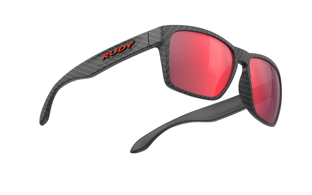 Sonnenbrillen Rudy Project Spinhawk SP313819-0000 farbe carbonium gläser multilaser red