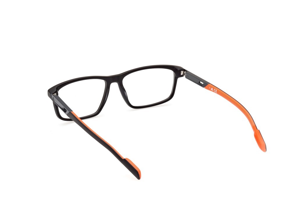 Occhiali da vista Adidas Sport SP5043 (002) colore nero opaco forma navigator 