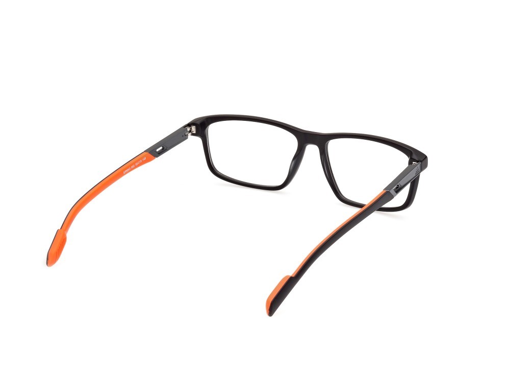 Occhiali da vista Adidas Sport SP5043 (002) colore nero opaco forma navigator 