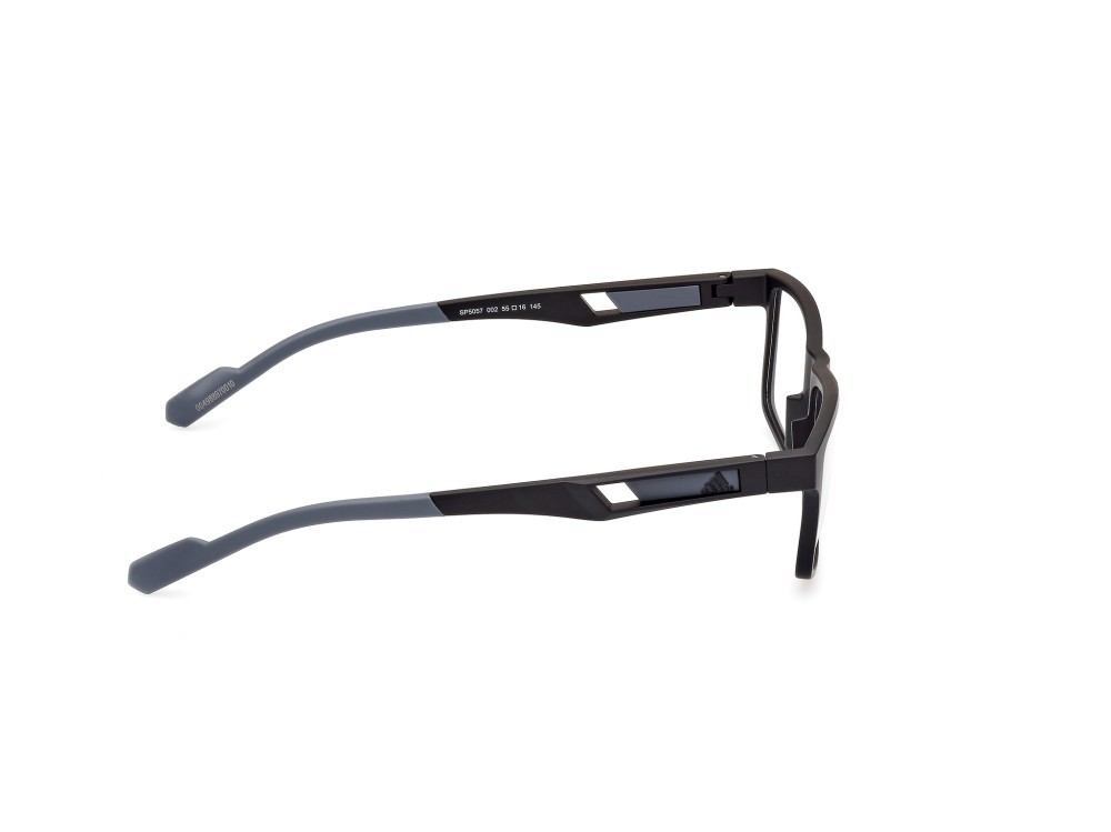 Eyeglasses Adidas Sport SP5057 (002) color nero opaco shape rectangle 