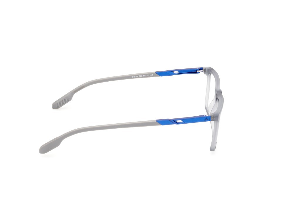 Occhiali da vista Adidas Sport SP5070 (020) colore grigio opaco forma rettangolare 
