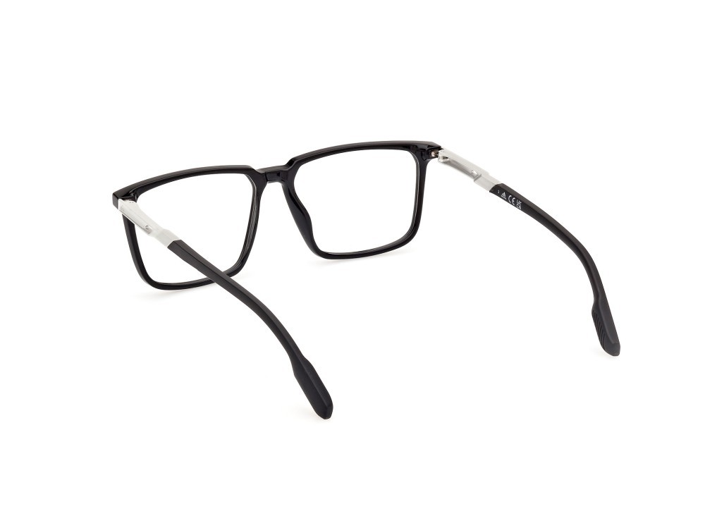 Eyeglasses Adidas Sport SP5071 (001) color nero lucido shape geometric 