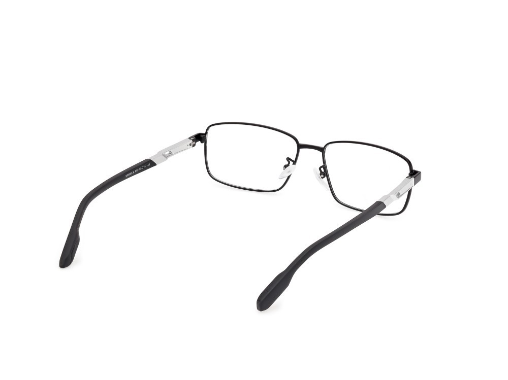 Occhiali da vista Adidas Sport SP5085-H (002) colore nero opaco forma rettangolare 