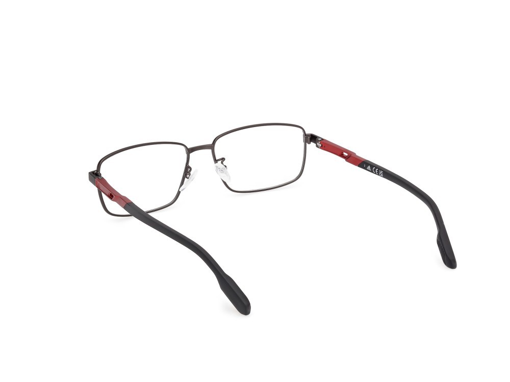 Occhiali da vista Adidas Sport SP5085-H (09A) colore antracite lucido - nero opaco forma rettangolare 