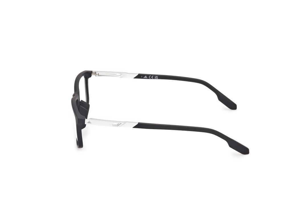 Occhiali da vista Adidas Sport SP5086-H (002) colore nero opaco forma navigator 