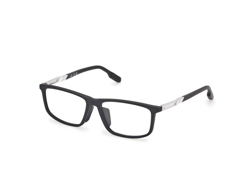 Occhiali da vista Adidas Sport SP5086-H (002) colore nero opaco forma navigator 