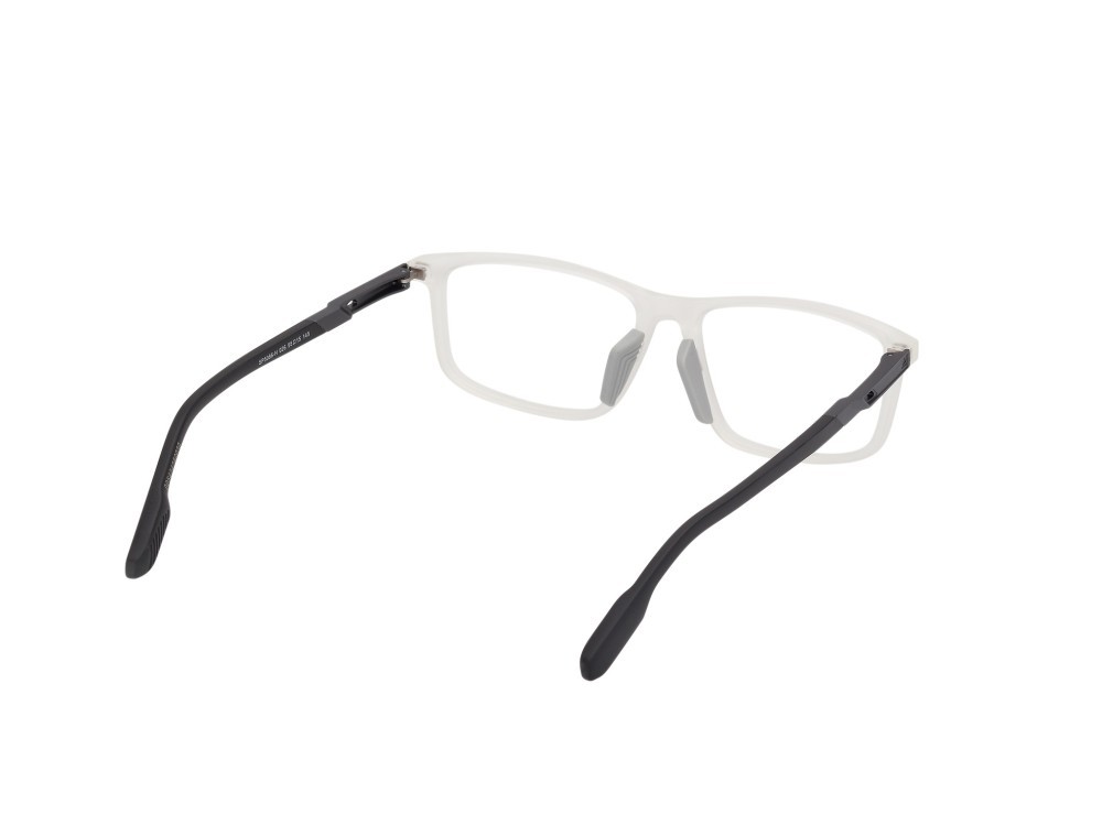 Occhiali da vista Adidas Sport SP5086-H (026) colore grigio lucido - rosso chiaro opaco forma navigator 