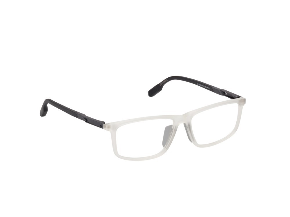 Occhiali da vista Adidas Sport SP5086-H (026) colore grigio lucido - rosso chiaro opaco forma navigator 
