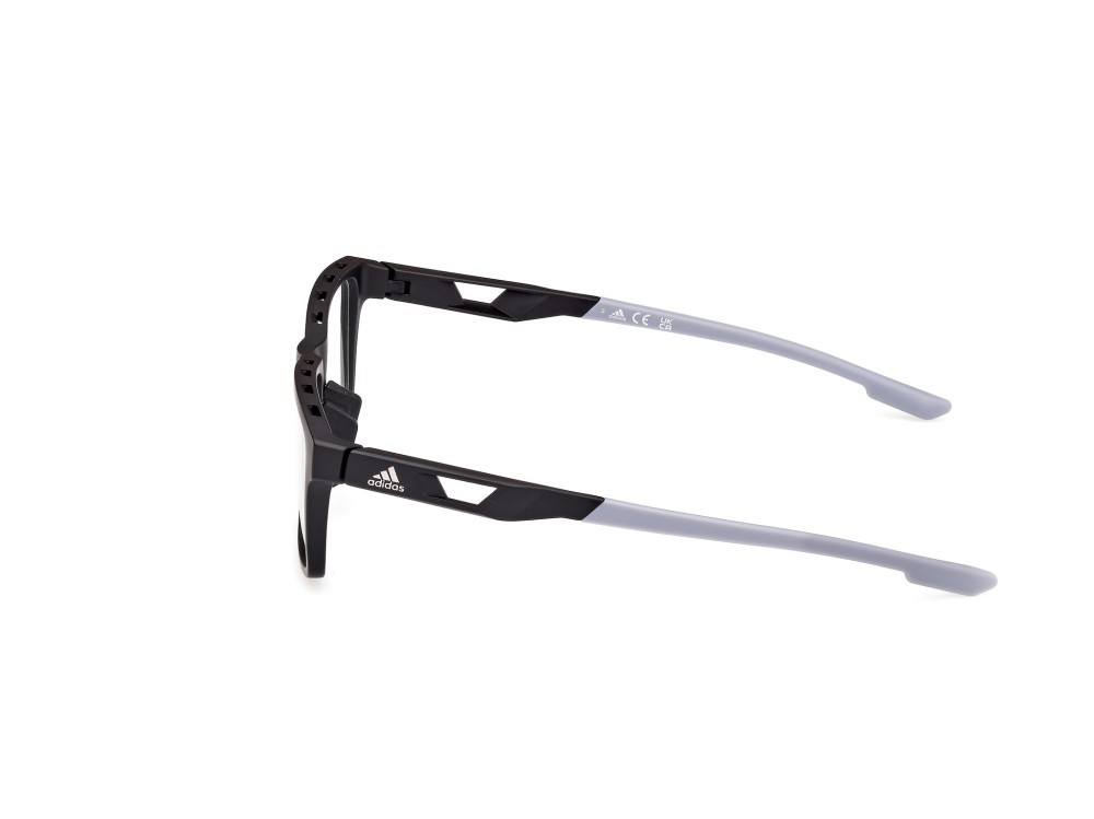 Occhiali da vista Adidas Sport SP5089-H (002) colore nero opaco - lilla opaco forma rettangolare 