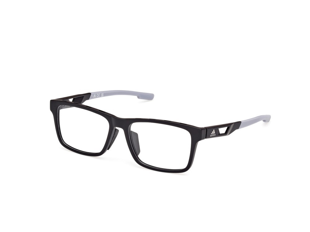 Occhiali da vista Adidas Sport SP5089-H (002) colore nero opaco - lilla opaco forma rettangolare 