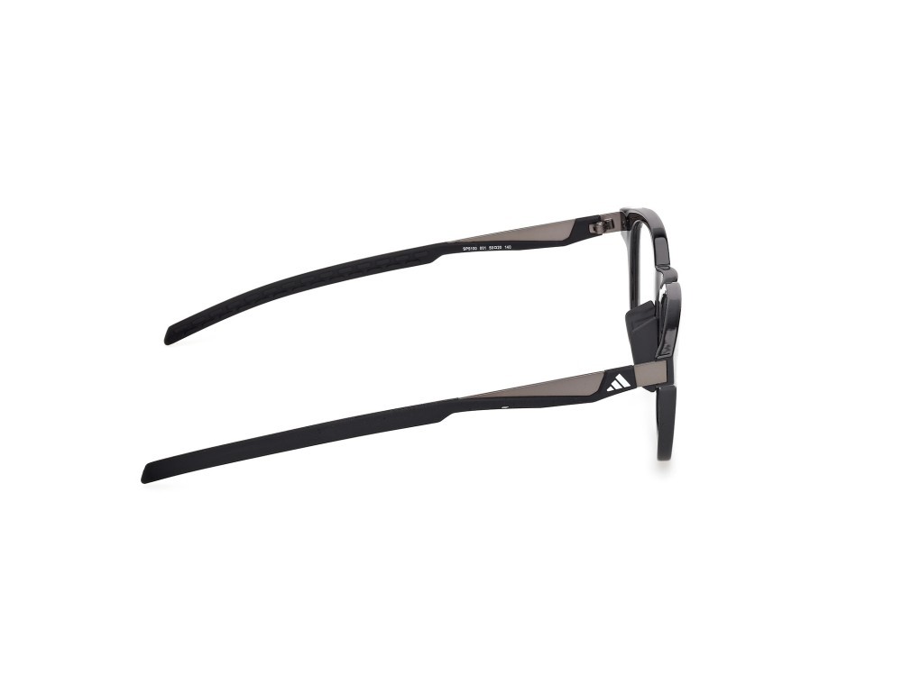 Occhiali da vista Adidas Sport SP5100 (001) colore nero lucido - nero opaco forma navigator 