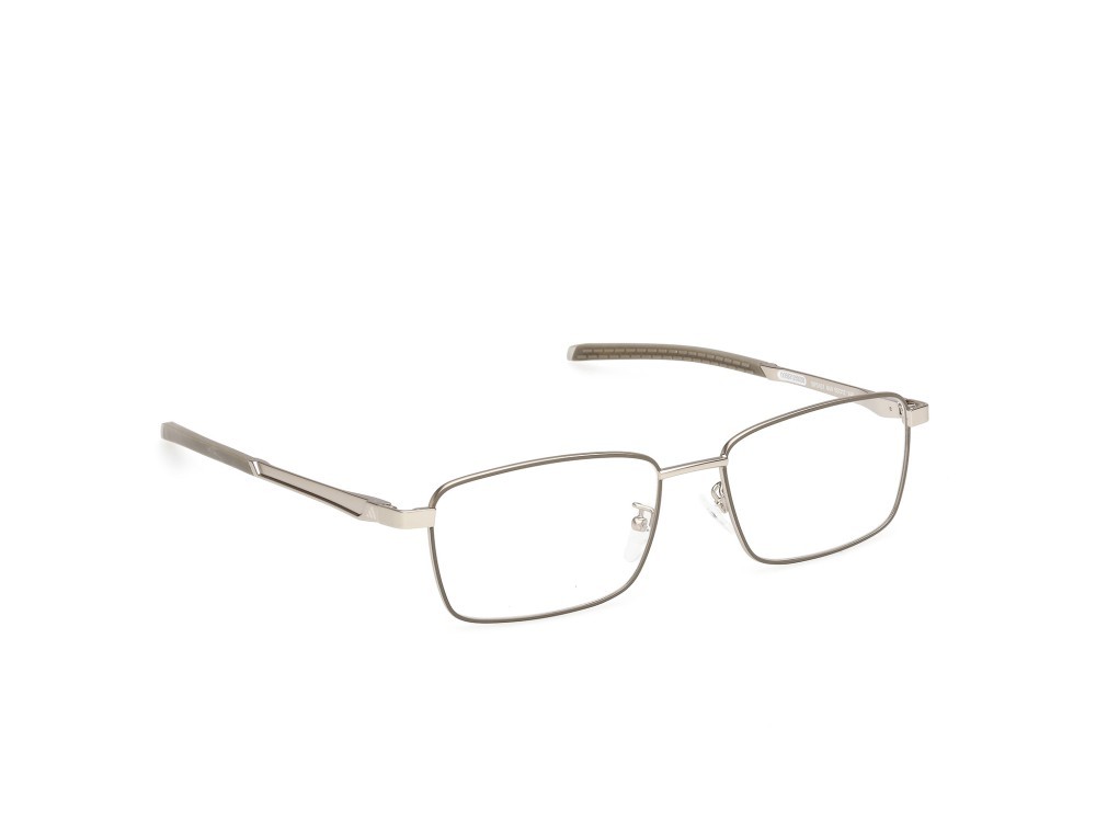 Occhiali da vista Adidas Sport SP5107 (049) colore marrone scuro opaco / palladio opaco forma rettangolare 