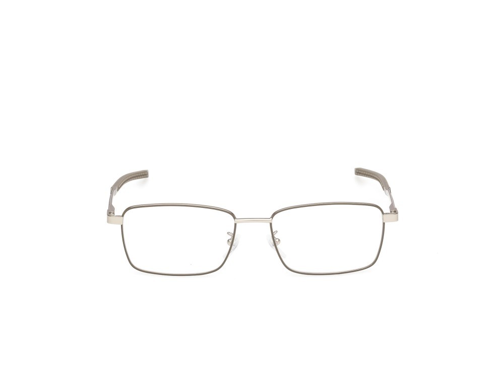 Occhiali da vista Adidas Sport SP5107 (049) colore marrone scuro opaco / palladio opaco forma rettangolare 