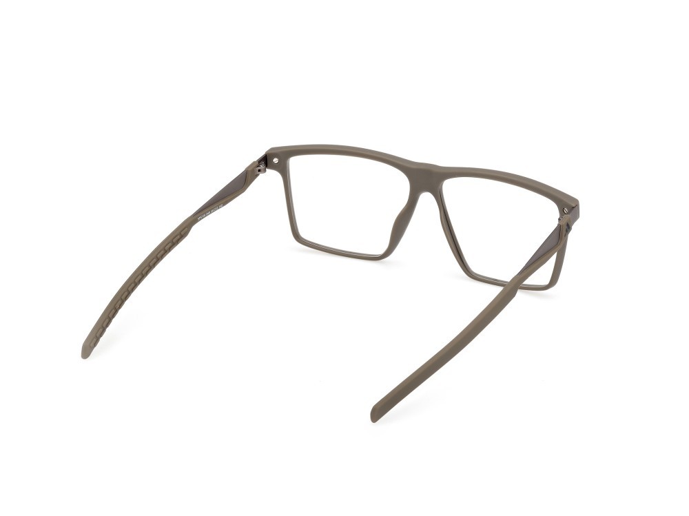 Occhiali da vista Adidas Sport SP5108 (049) colore marrone scuro opaco / palladio opaco forma rettangolare 