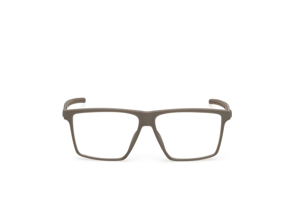 Occhiali da vista Adidas Sport SP5108 (049) colore marrone scuro opaco / palladio opaco forma rettangolare 