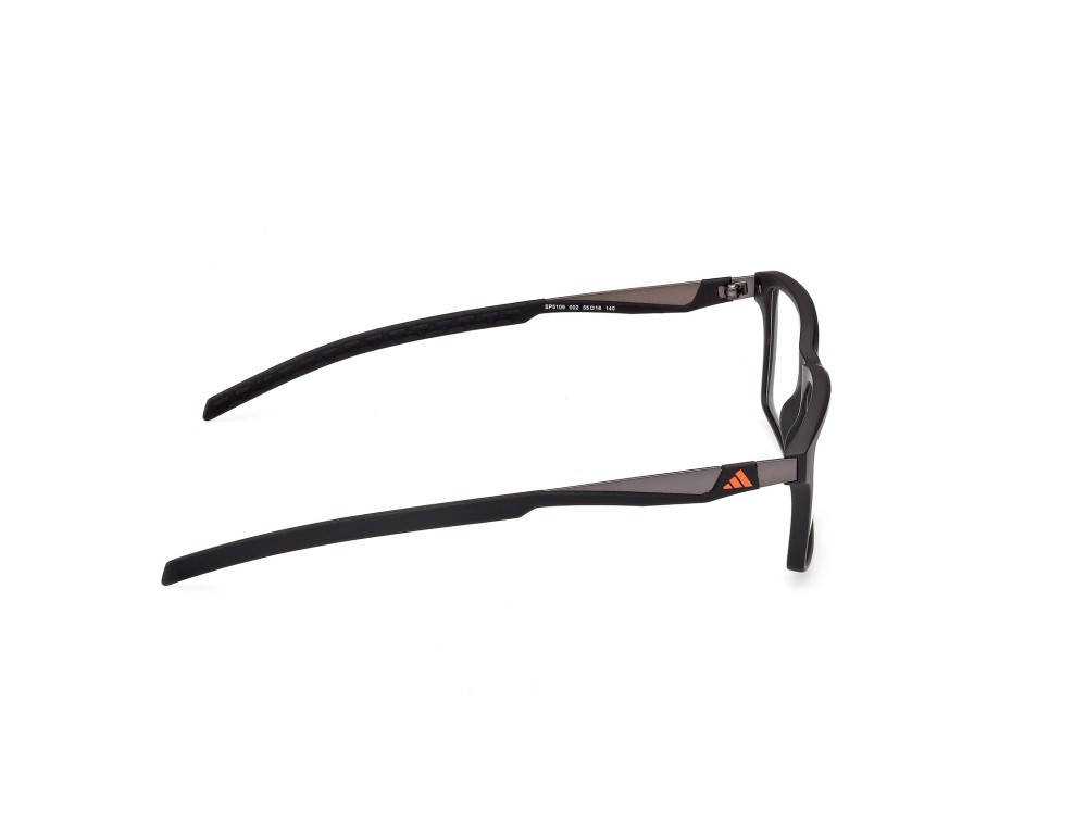Occhiali da vista Adidas Sport SP5109 (002) colore nero opaco forma rettangolare 