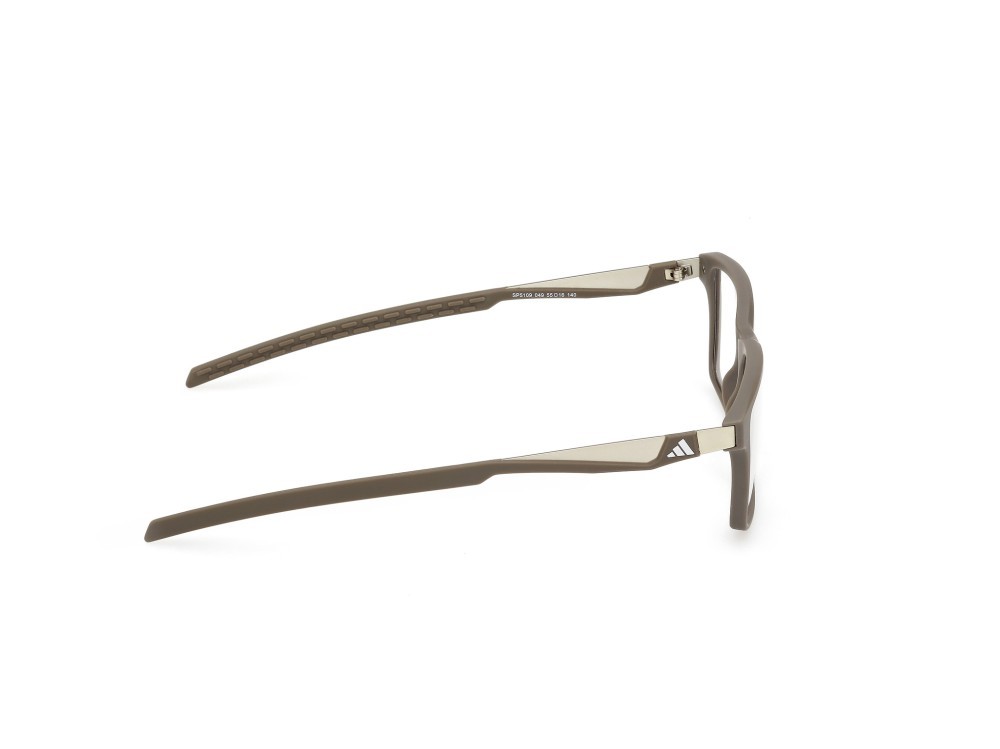 Occhiali da vista Adidas Sport SP5109 (049) colore marrone scuro opaco forma rettangolare 