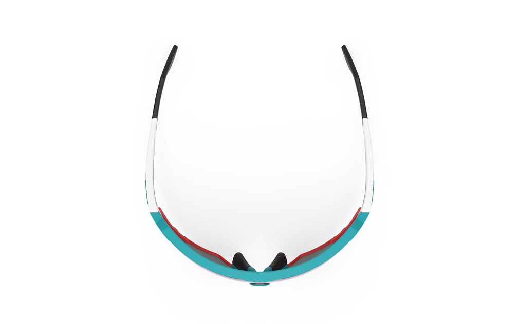 Sonnenbrillen Rudy Project Defender SP523823-0000 farbe emerald - white matte gläser multilaser red
