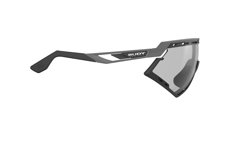 Occhiali da sole Rudy Project Defender SP527375-0000 colore pyombo matte/black lenti impactx™ photoc. 2 black