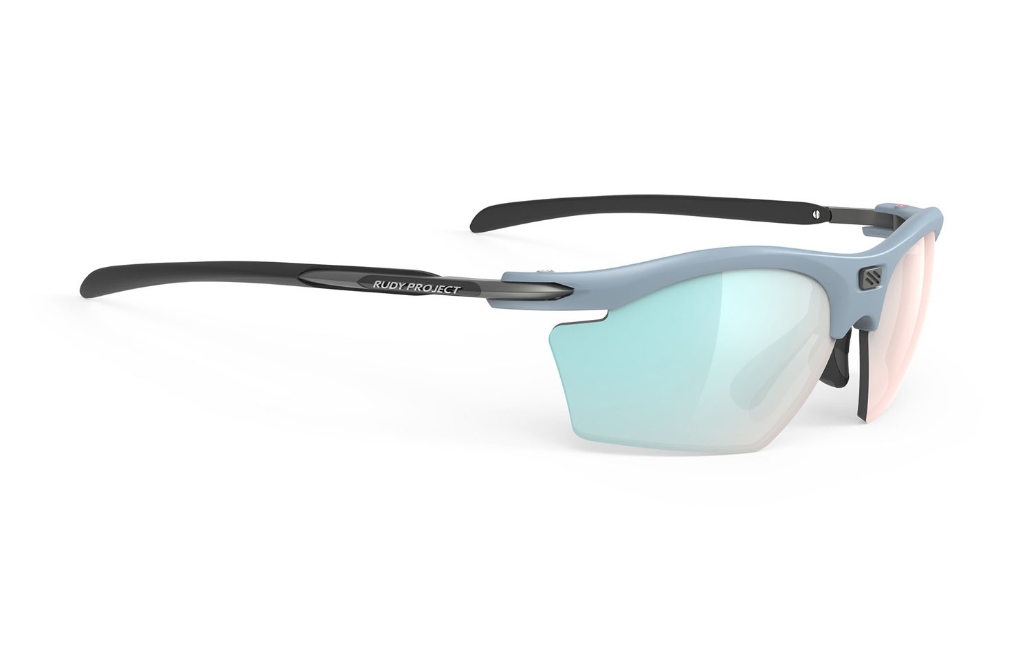 Occhiali da sole Rudy Project Rydon Slim SP543459-0000 colore glacier matte lenti multilaser osmium