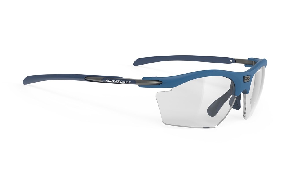 Occhiali da sole Rudy Project Rydon Slim SP547349-0000 colore pacific blue matte lenti impactx™ photoc. 2 black