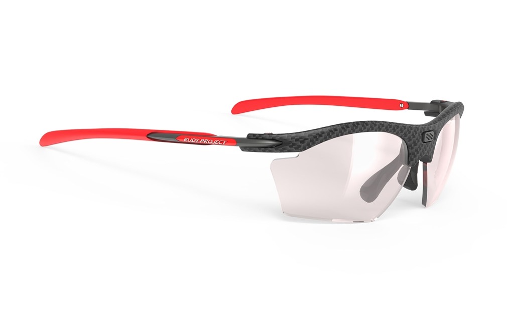 Occhiali da sole Rudy Project Rydon Slim SP548919-0000 colore carbonium lenti impactx™ photoc. 2 laser red