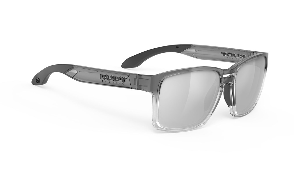 Occhiali da sole Rudy Project Spinair 57 SP570972-0000 colore crystal ash deg lenti laser black