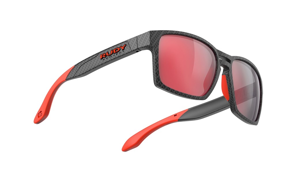 Sonnenbrillen Rudy Project Spinair 57 SP573819-0000 farbe carbonium gläser multilaser red